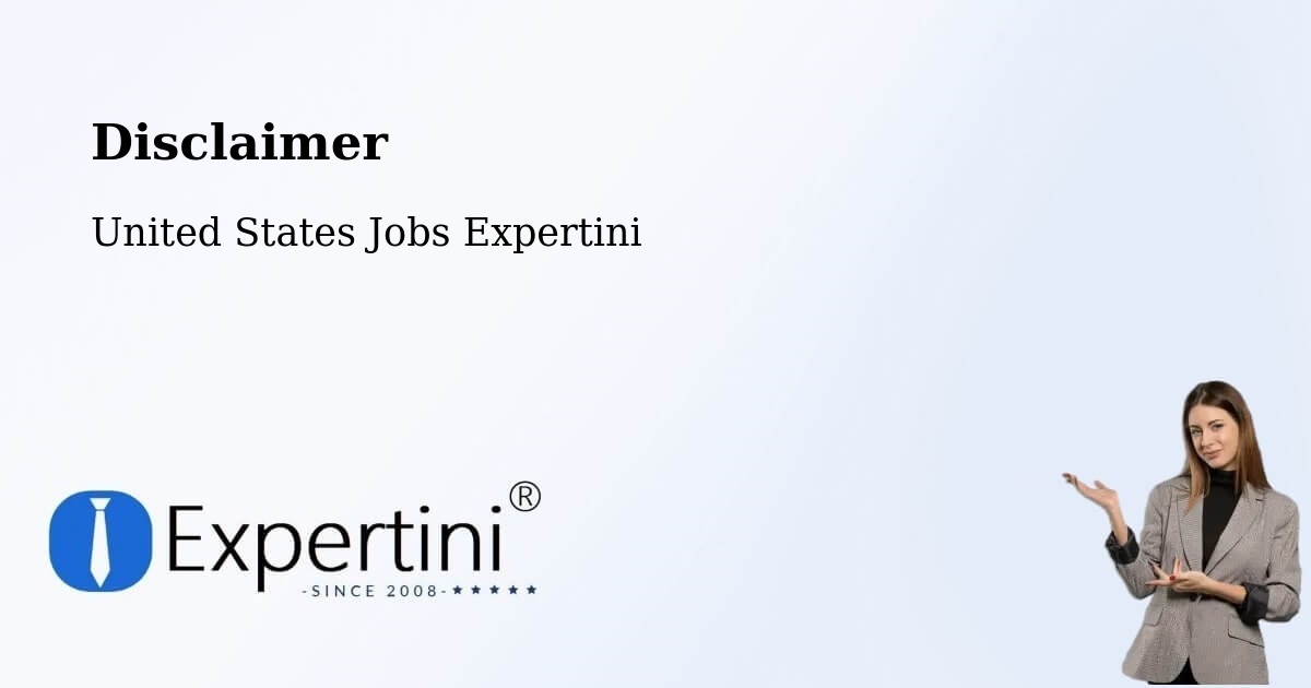 Disclaimer – Ferris - United States Jobs Expertini